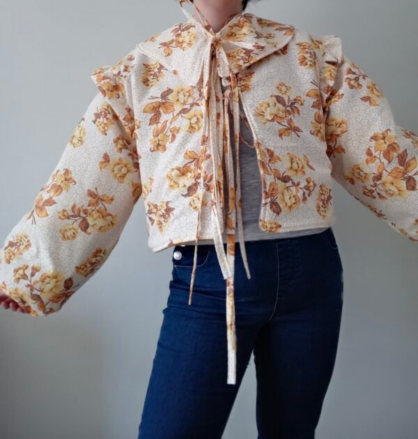 Alice’s Picnic reworked wool blanket jacket