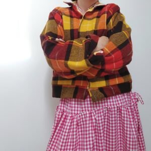 Kinsley Vintage woollen. Lanket hacket