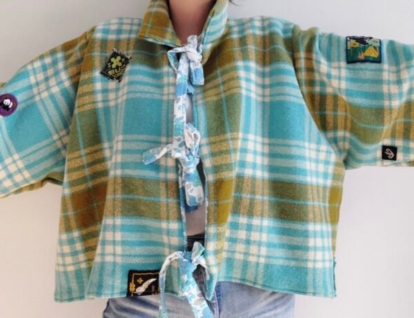“Scout” Vintage Wool Blanket Reversible Jacket - Image 10