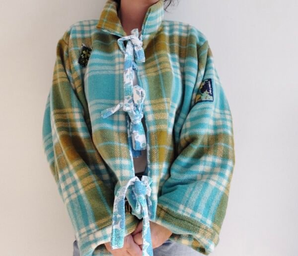 “Scout” Vintage Wool Blanket Reversible Jacket - Image 9