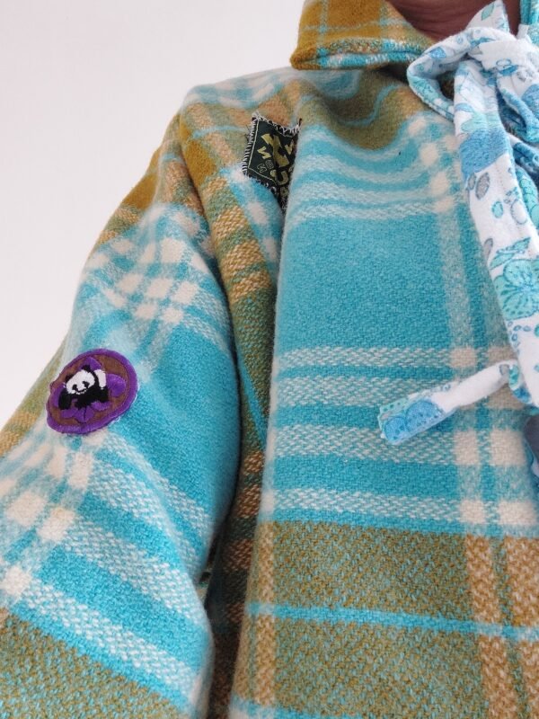 “Scout” Vintage Wool Blanket Reversible Jacket - Image 8